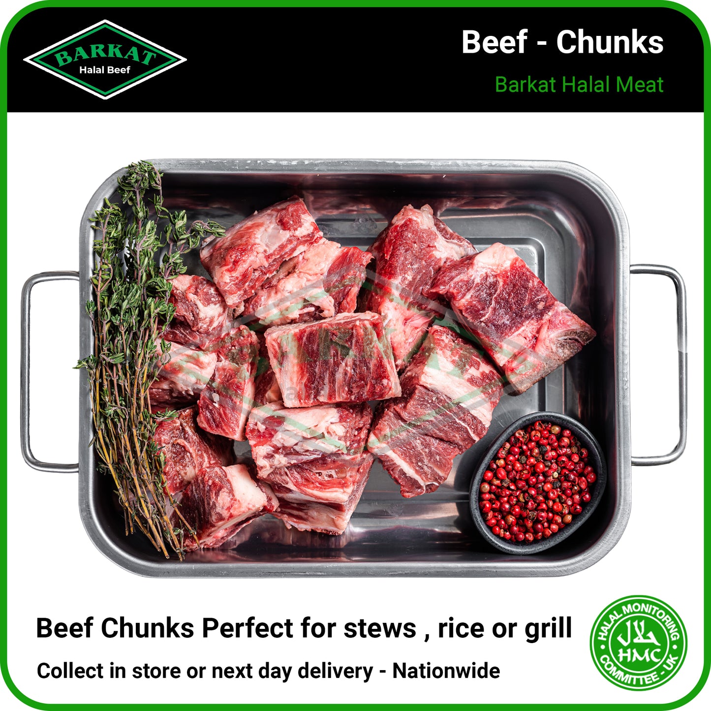 Beef Chunks Selection – HMC Barkat Halal Meat