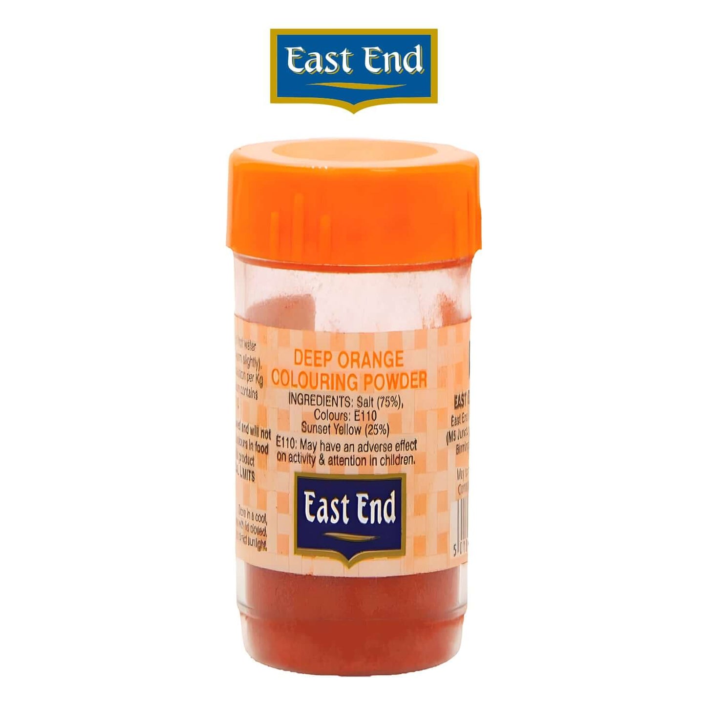 Deep Orange Colouring Powder 25g - Barkat - East End