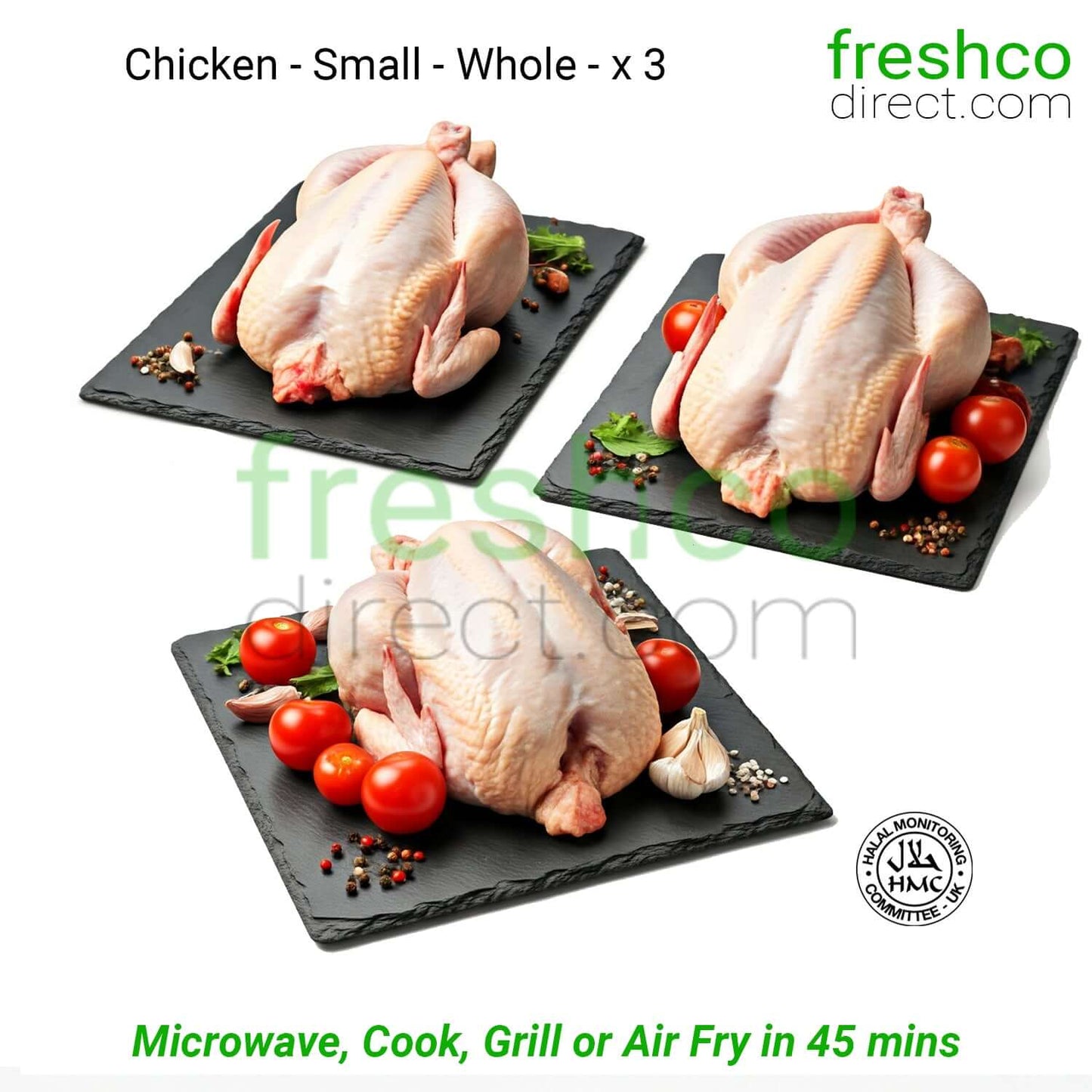Chicken Whole - Small x 3 HMC Halal