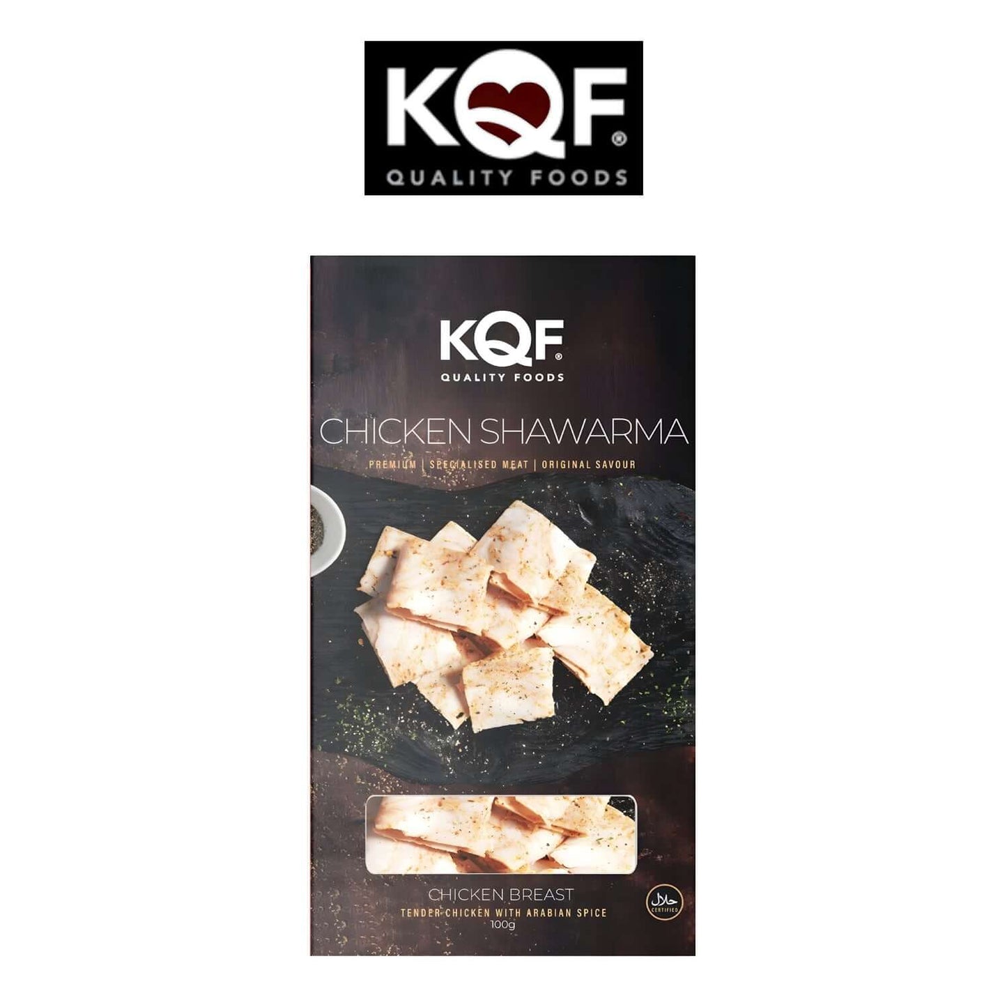 Barkat KQF Chicken Shawarma 100g - Halal