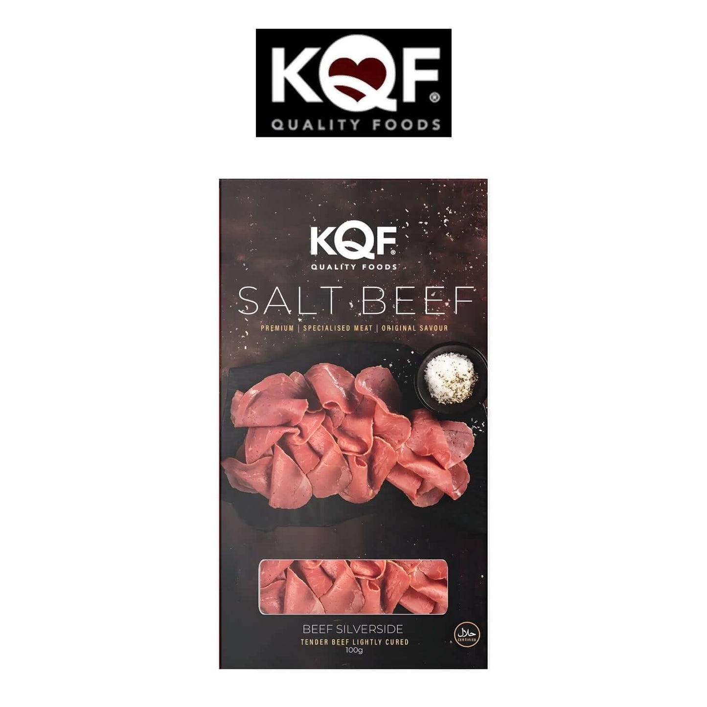 Barkat KQF Salt Beef Slices 90g - Halal