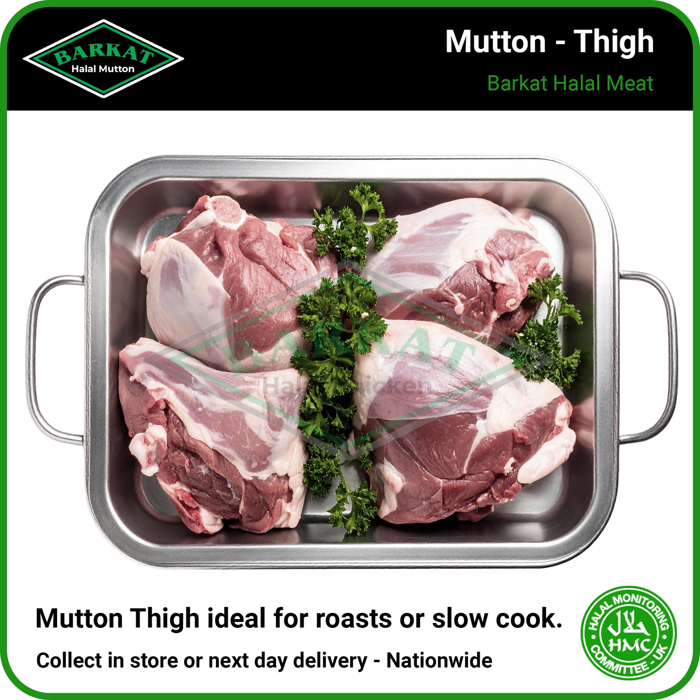 Mutton Thigh - HMC Barkat Halal Meat