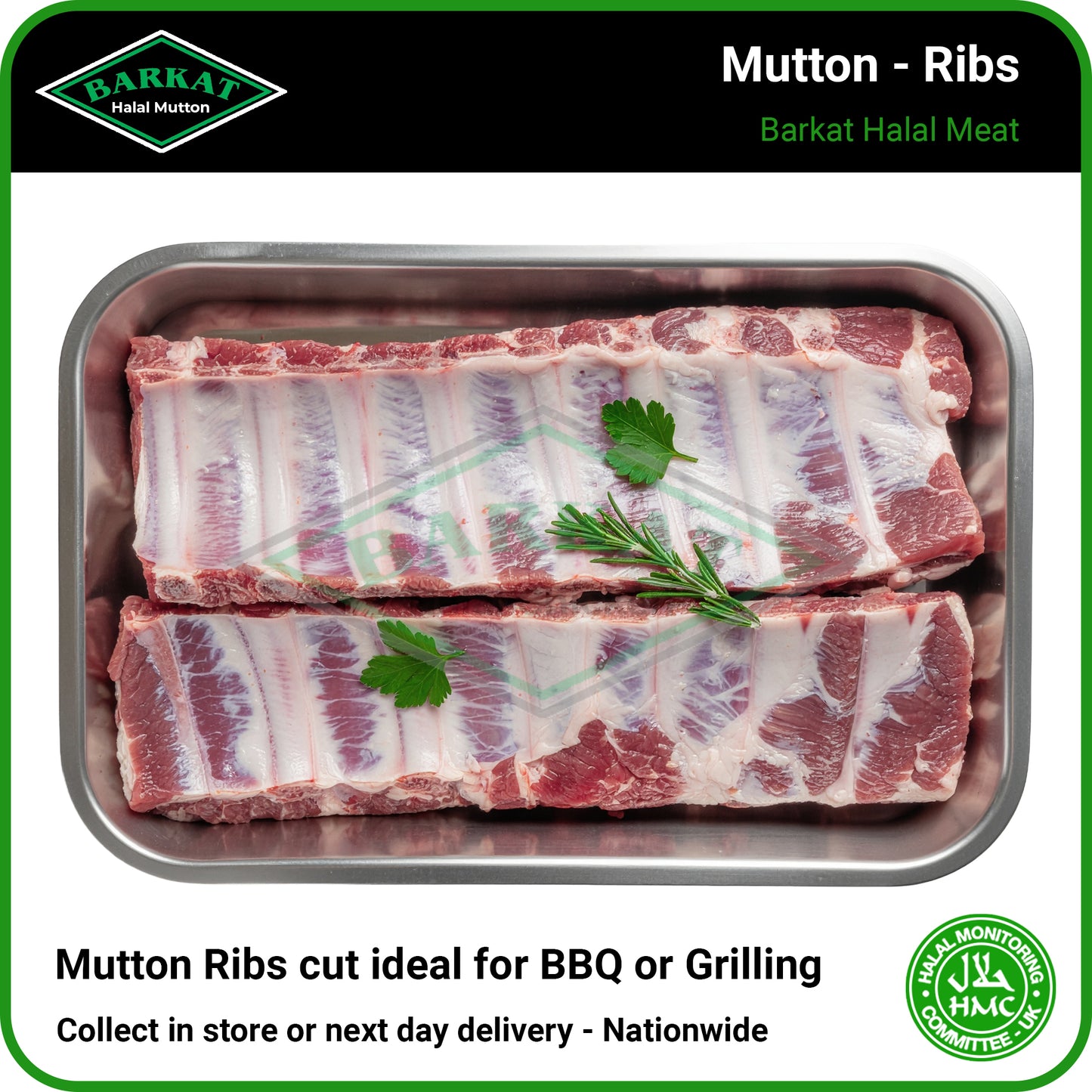 Mutton Ribs - HMC Barkat Halal Meat