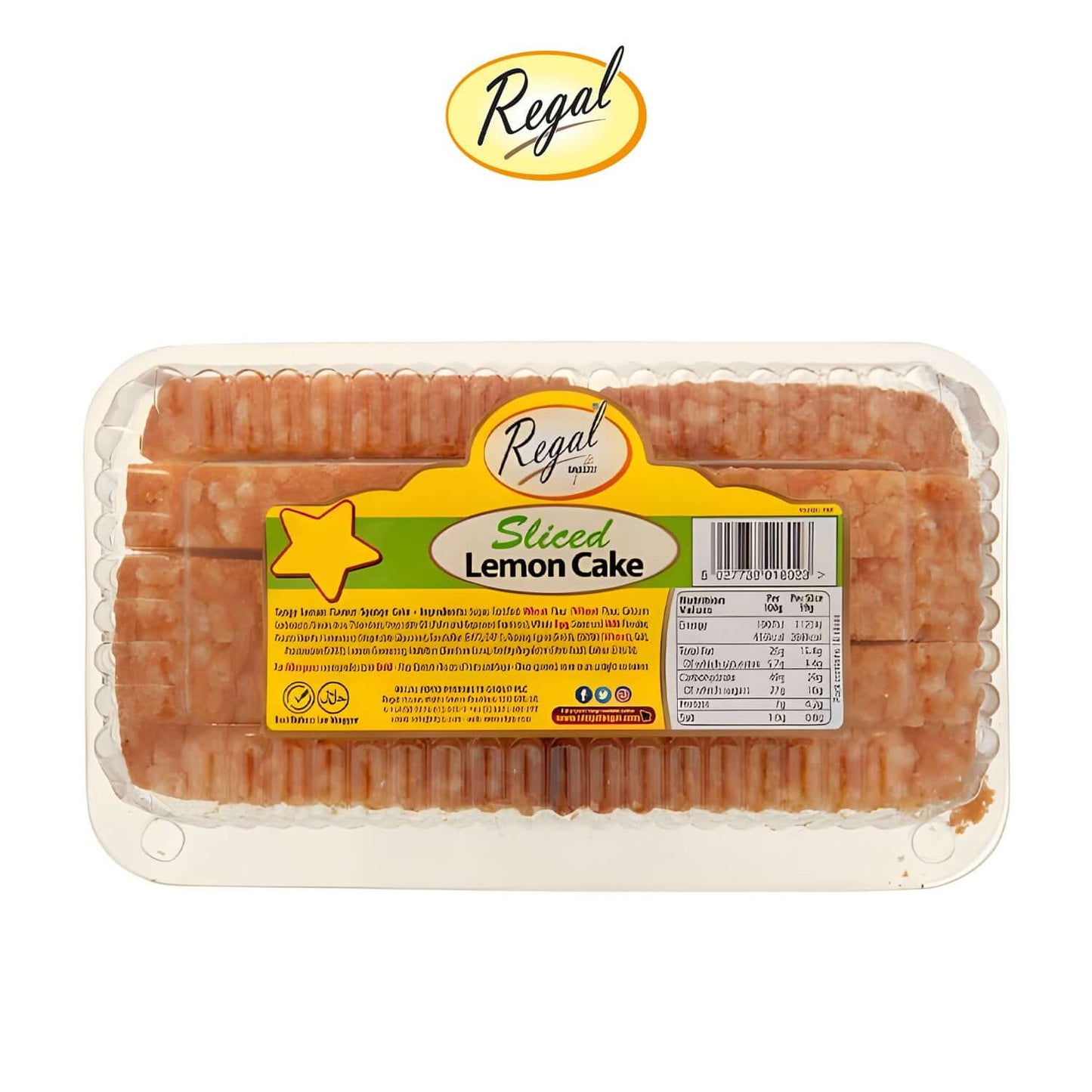 Regal Sliced Lemon Cake - Barkat