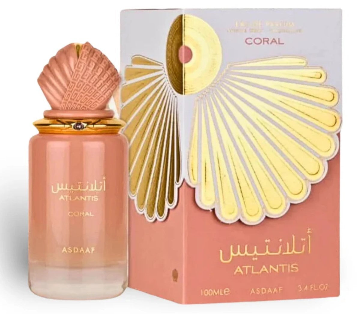 Asdaaf Unisex Atlantis Coral Eau de Parfum for Everyone 3.4oz 100ml Parfum Spray