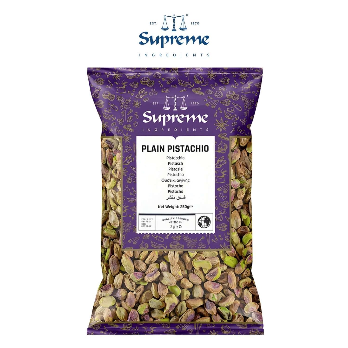 Supreme Plain Pistachio(kernal) 250g