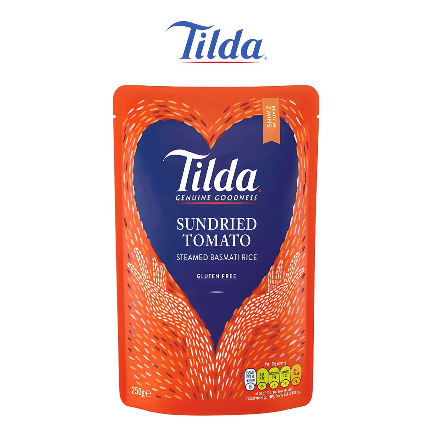 Tilda Sun Dried Tomato Basmati Rice 250g - Tilda - Barkat