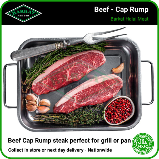 Beef Cap Rump Steak - HMC Barkat Halal Meat