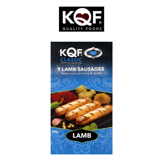 Barkat KQF Classic 9 Lamb Sausages with herbs Spice - Halal