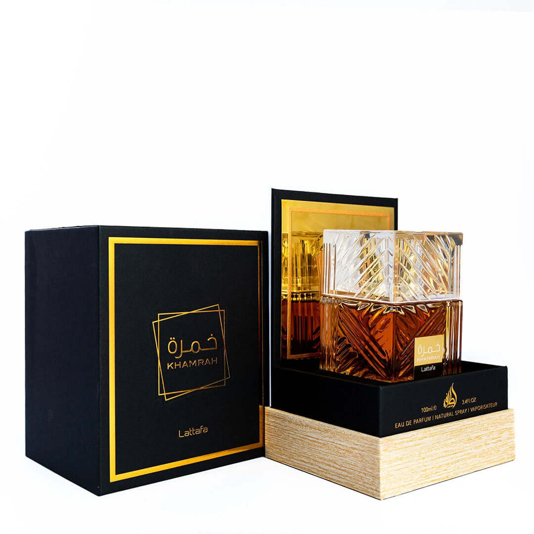 Khamrah 100ml EDP by Lattafa [3.4oz] Vanilla Sweet Warm Spicy Woody Perfumes