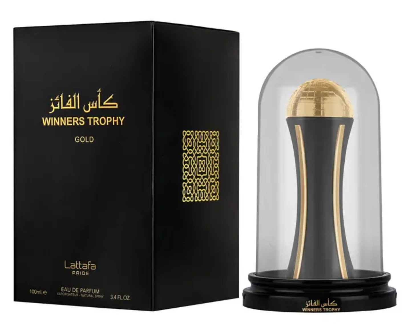 Lattafa Pride Winners Trophy Silver Eau de Parfum for Everyone 3.4 Oz 100ml