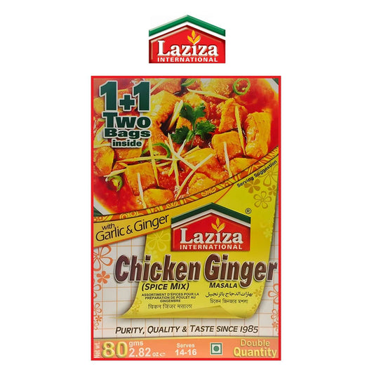 Barkat Laziza Chicken Ginger Spice Mix Masala 80g