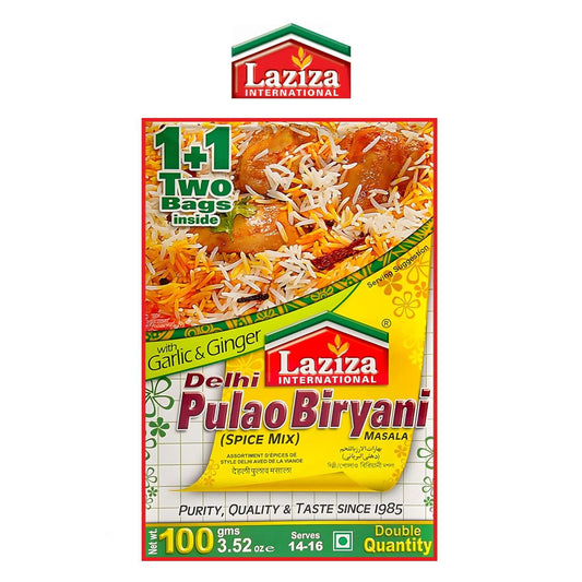 Laziza Delhi Pulao Biryani Spice Mix Masala - 100g