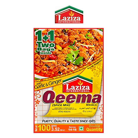 Barkat Laziza Qeema Garlic And Ginger Masala Mix 100g - Laziza - Barkat