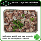 Mutton Leg Chunks with Bone - HMC Barkat Halal Meat