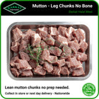 Mutton Leg Chunks No Bone - HMC Barkat Halal Meat