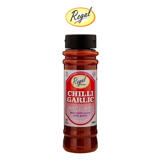 Chilli Garlic Sauce - Barkat - Regal - 500ml Bottle