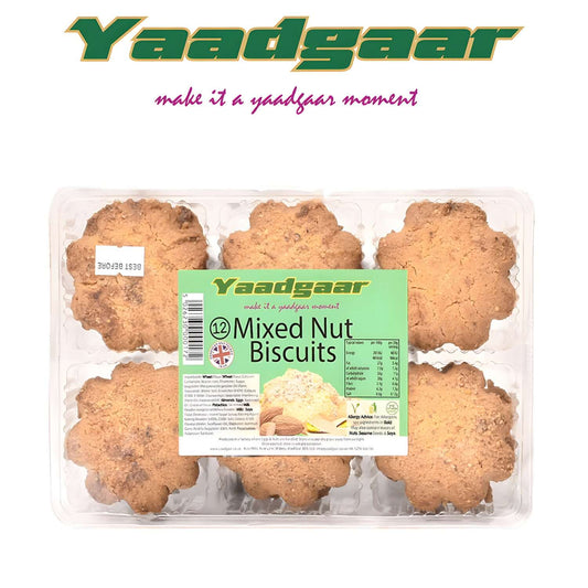 Yaadgaar Mixed Nut Biscuits - Yaadgaar - Barkat